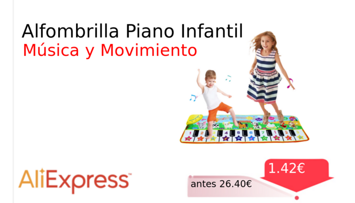Alfombrilla Piano Infantil