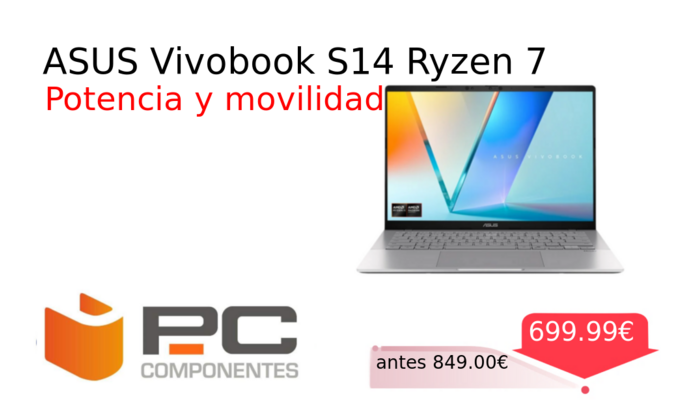 ASUS Vivobook S14 Ryzen 7