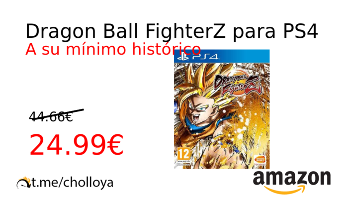Dragon Ball FighterZ para PS4