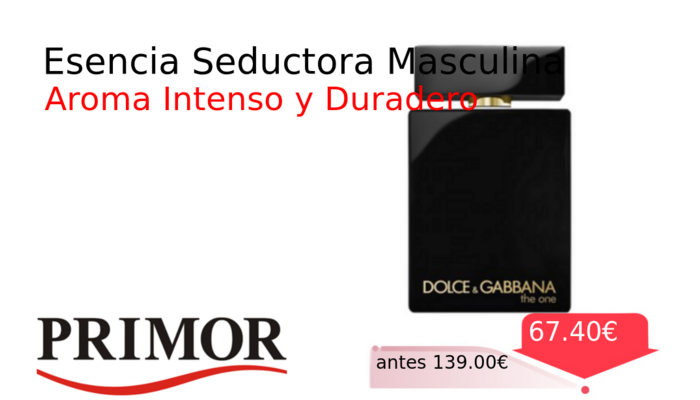 Esencia Seductora Masculina