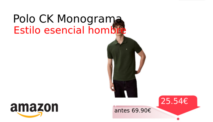 Polo CK Monograma