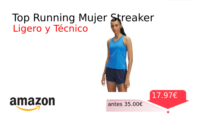 Top Running Mujer Streaker