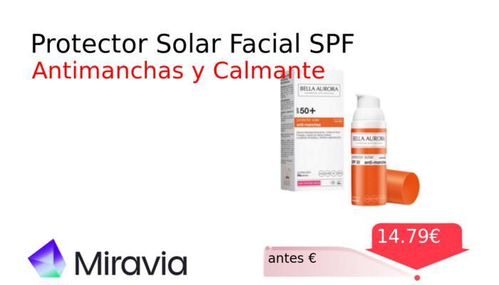 Protector Solar Facial SPF