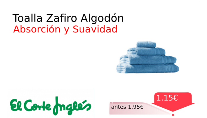 Toalla Zafiro Algodón