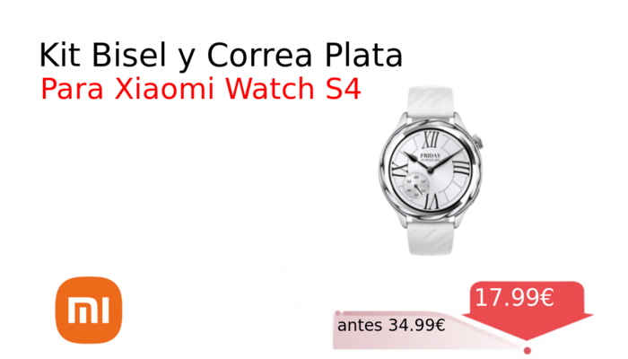 Kit Bisel y Correa Plata