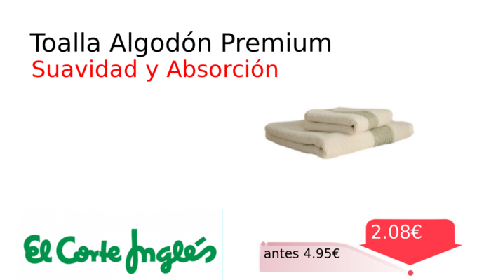 Toalla Algodón Premium