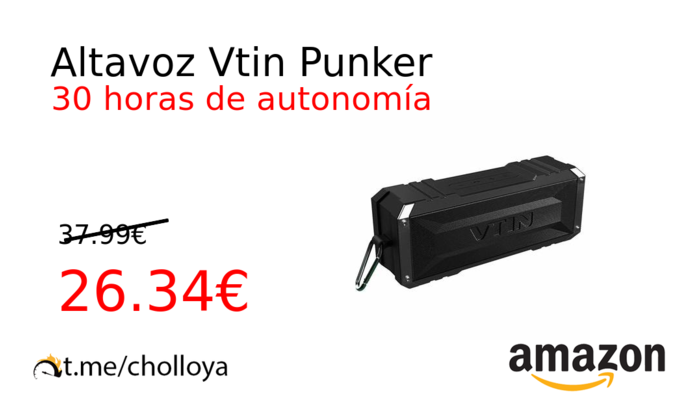 Altavoz Vtin Punker