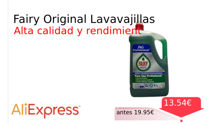 Fairy Original Lavavajillas