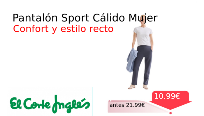 Pantalón Sport Cálido Mujer