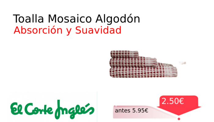Toalla Mosaico Algodón