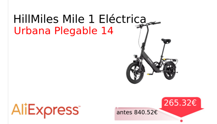 HillMiles Mile 1 Eléctrica