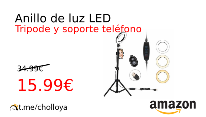 Anillo de luz LED