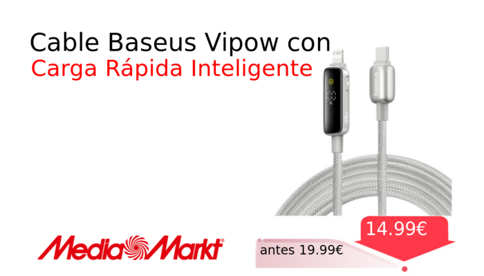 Cable Baseus Vipow con