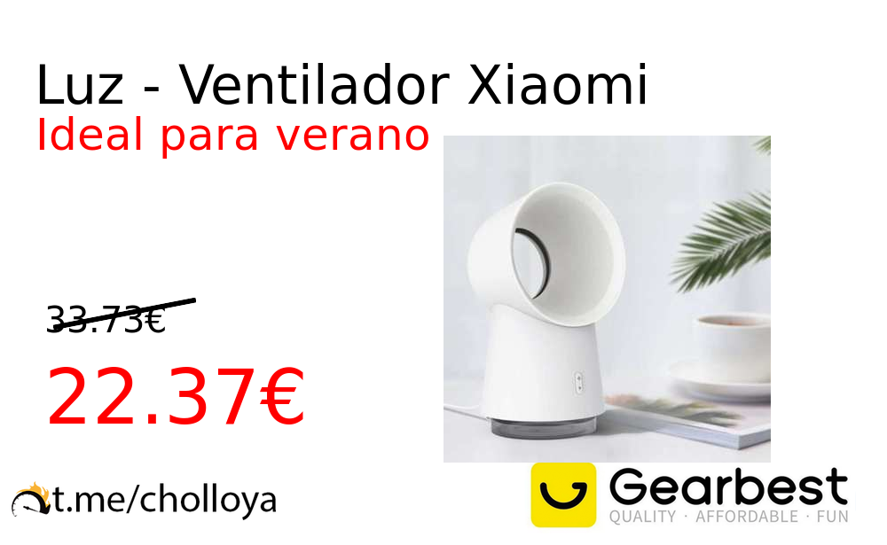 Luz - Ventilador Xiaomi