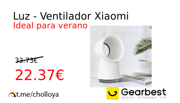 Luz - Ventilador Xiaomi