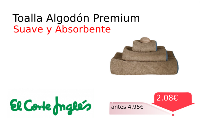Toalla Algodón Premium
