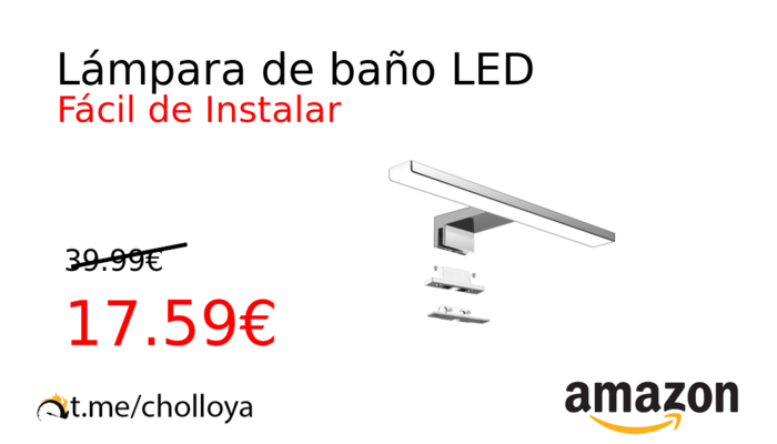 Lámpara de baño LED