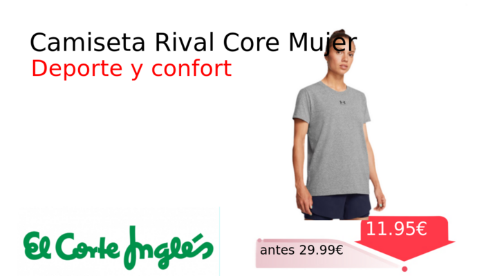 Camiseta Rival Core Mujer