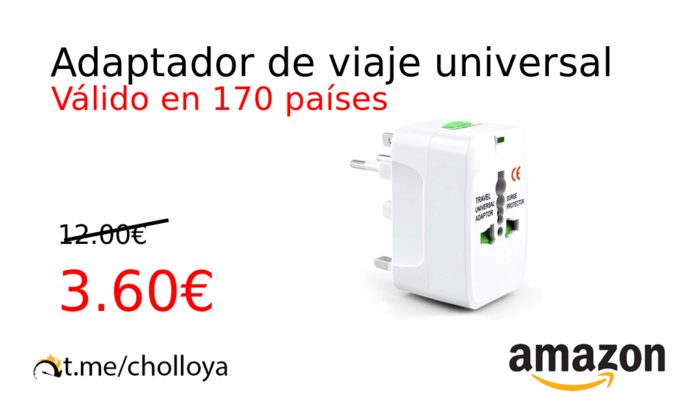 Adaptador de viaje universal