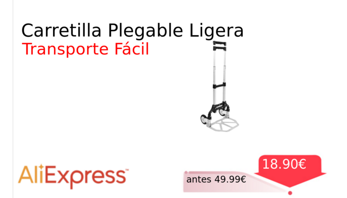 Carretilla Plegable Ligera