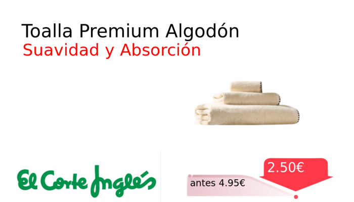 Toalla Premium Algodón