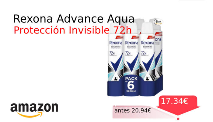 Rexona Advance Aqua