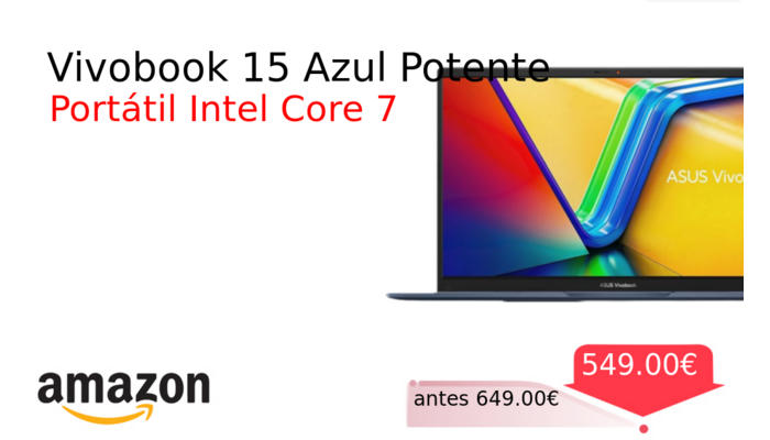 Vivobook 15 Azul Potente