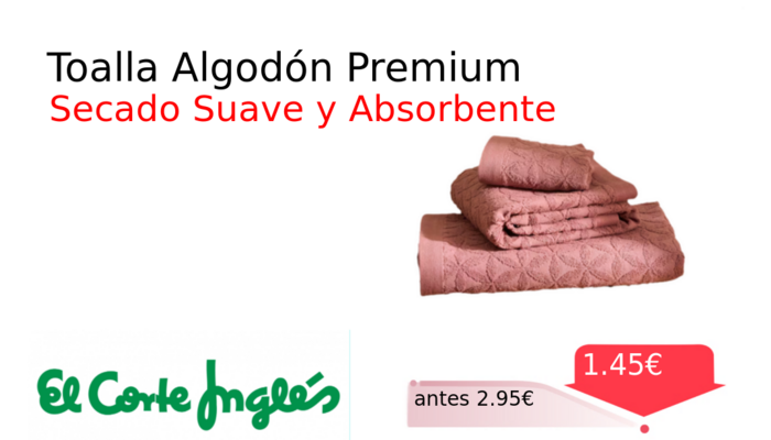 Toalla Algodón Premium