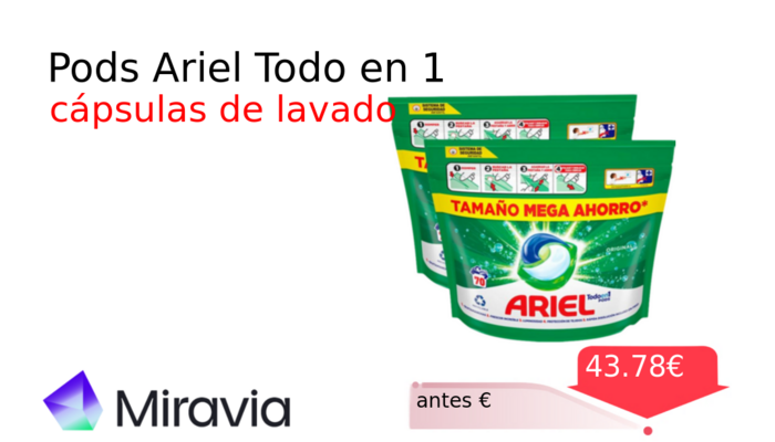 Pods Ariel Todo en 1