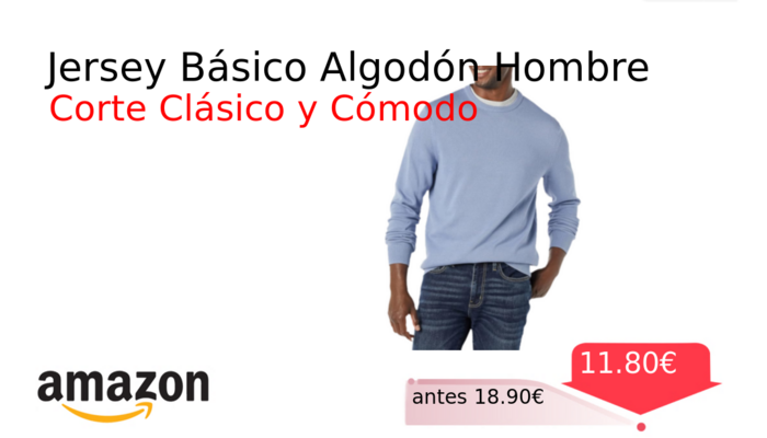 Jersey Básico Algodón Hombre