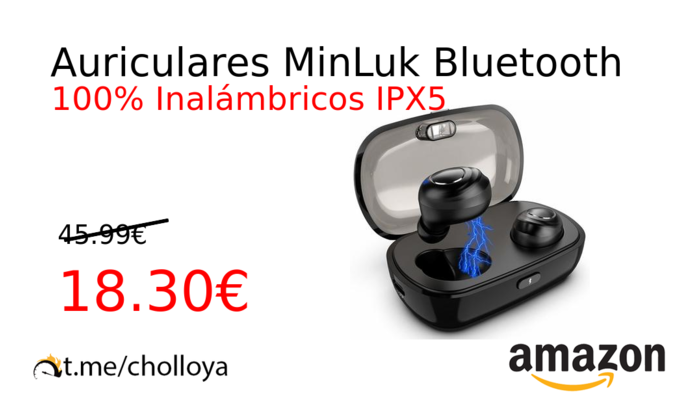 Auriculares MinLuk Bluetooth