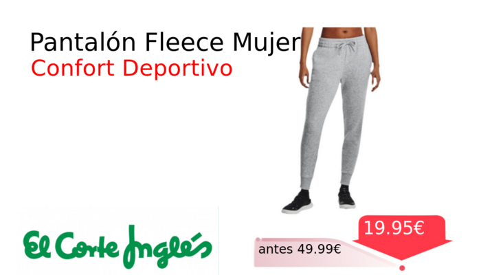 Pantalón Fleece Mujer