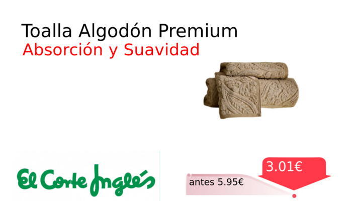 Toalla Algodón Premium