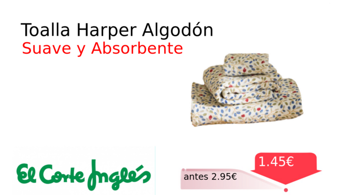 Toalla Harper Algodón