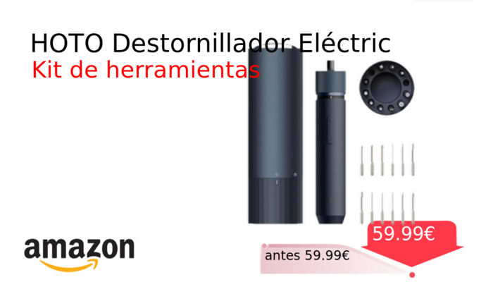 HOTO Destornillador Eléctric