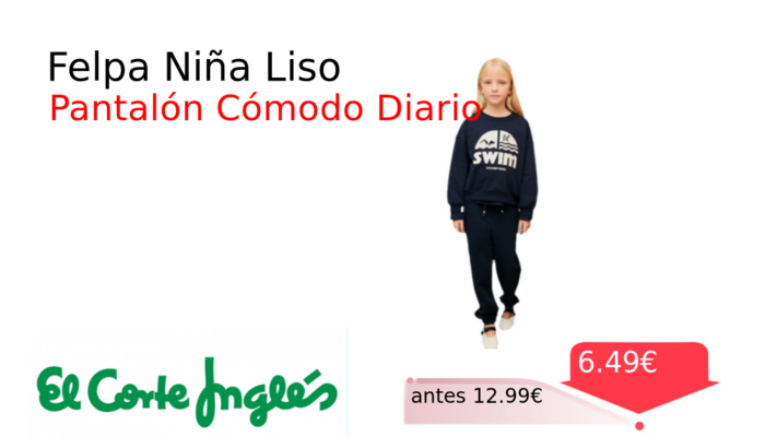 Felpa Niña Liso