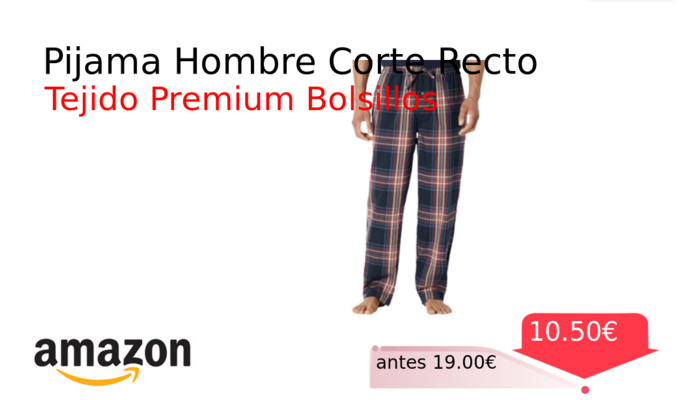 Pijama Hombre Corte Recto