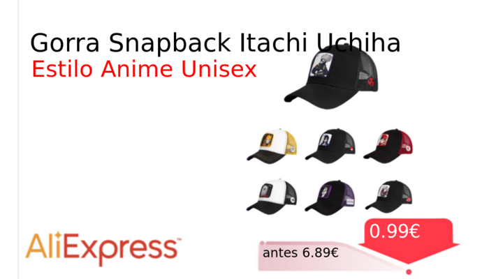 Gorra Snapback Itachi Uchiha
