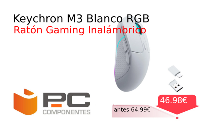 Keychron M3 Blanco RGB