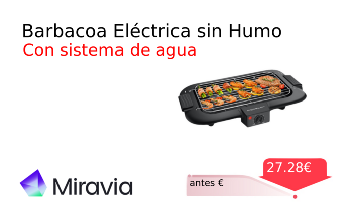 Barbacoa Eléctrica sin Humo