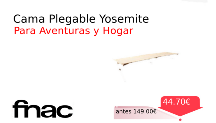 Cama Plegable Yosemite