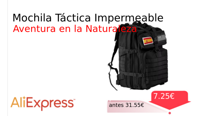 Mochila Táctica Impermeable