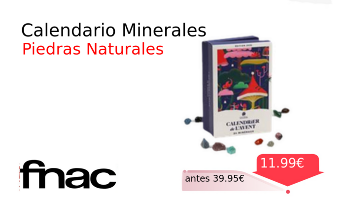 Calendario Minerales