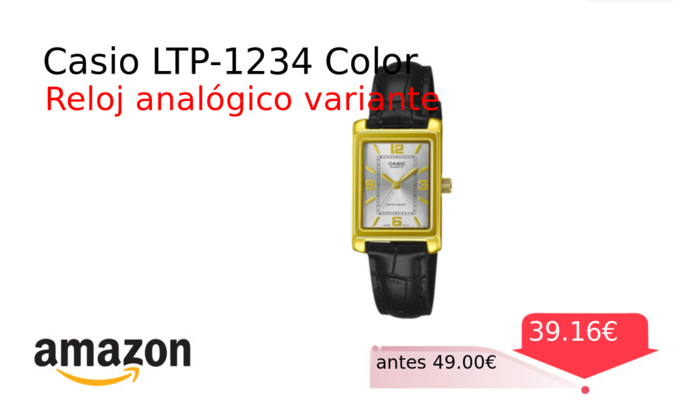 Casio LTP-1234 Color