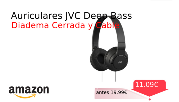Auriculares JVC Deep Bass
