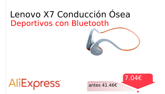 Lenovo X7 Conducción Ósea