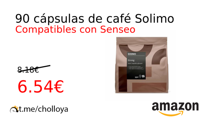 90 cápsulas de café Solimo