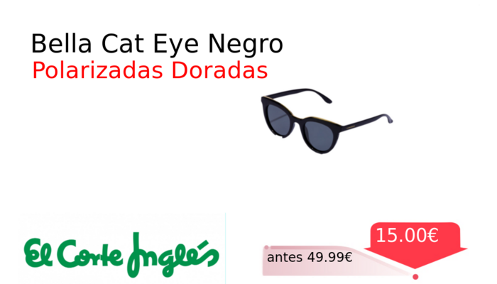 Bella Cat Eye Negro