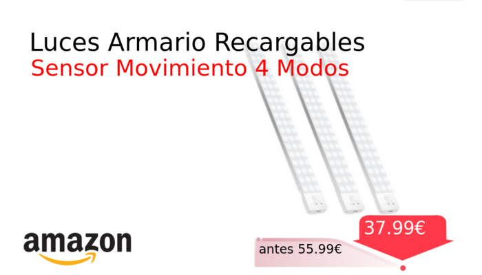 Luces Armario Recargables