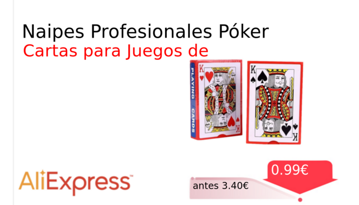 Naipes Profesionales Póker